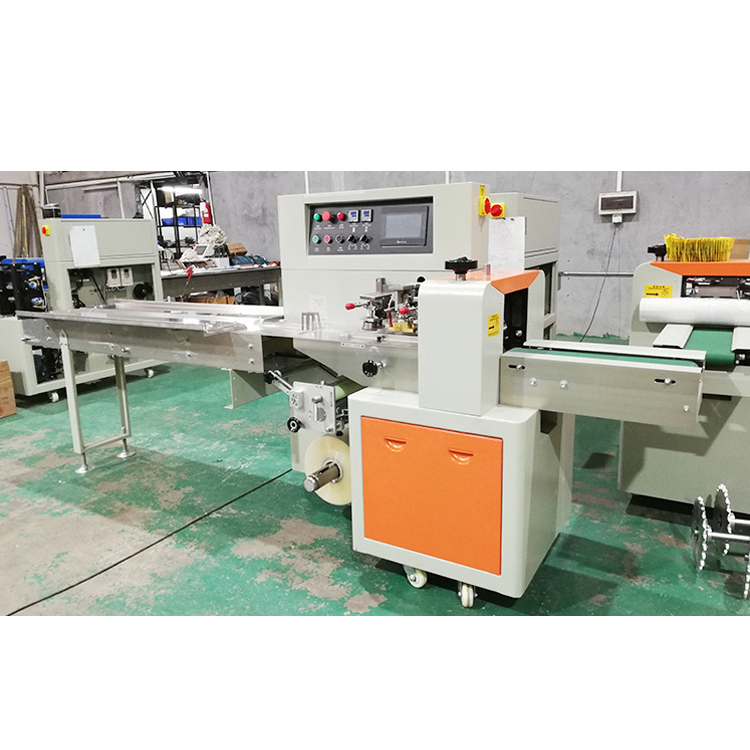 High Speed Automatic Small Mini Automatic Flow Pack Horizontal Rotary Food Pillow Packing Machine