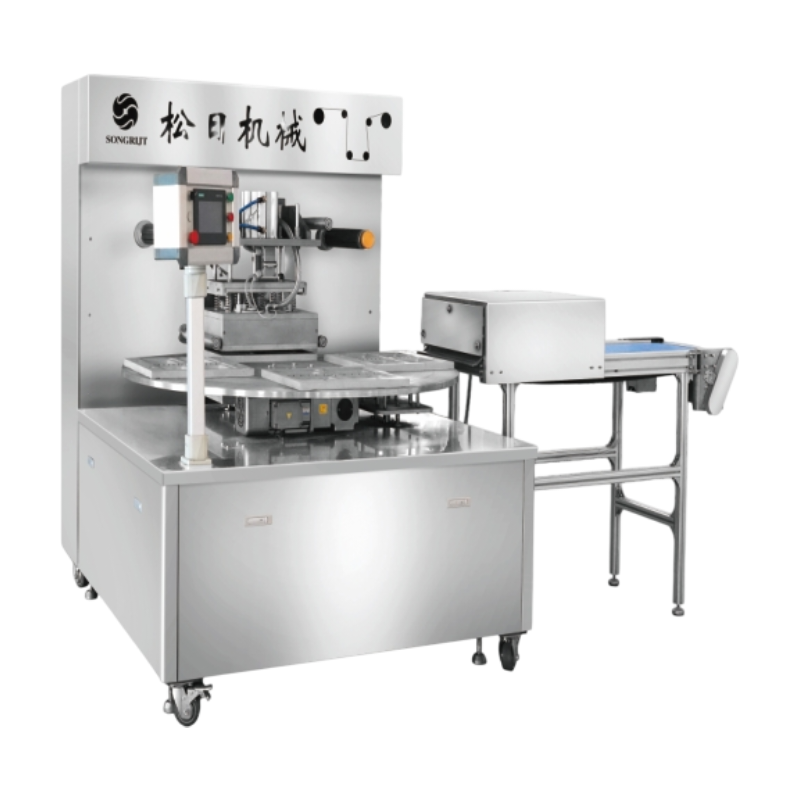 Rotary Tray Electric Food Vacuum Sealer / High Efficiency / for Beef Seafood Ham & Commodity Products