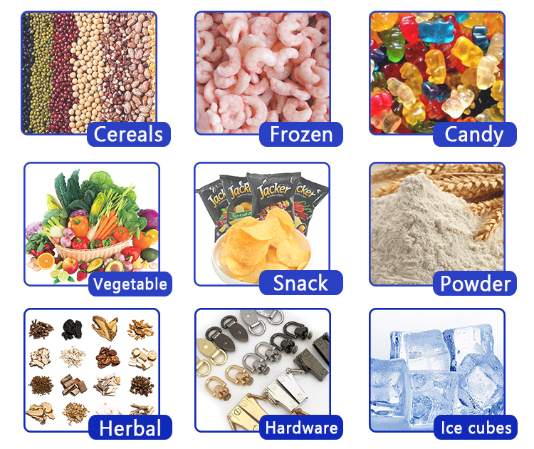 High Speed Multihead Weigher Filling Salad Packaging Machine Dried Mango Dried Fruits Dehydrated Fruits Packing Machine