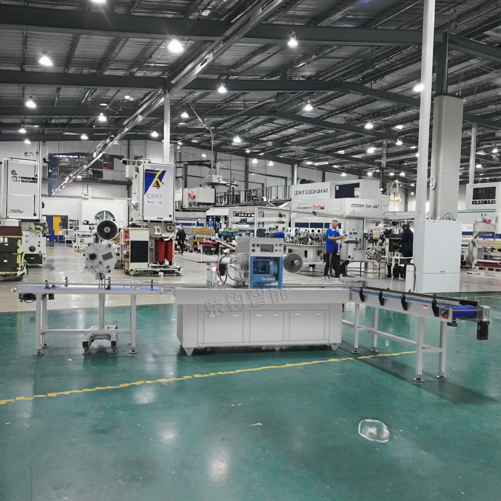 RYQW760-V Model Continuous Modified Atmosphere Packaging Machine with Date Printer Square Box Labelling Machine Case Packaging