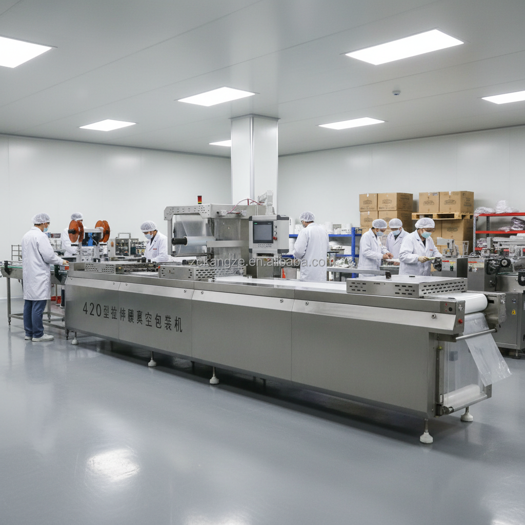 320 420 520 Industrial Automatic Vaccuum Thermoforming Packaging Machine Thermoformer Packaging Machine