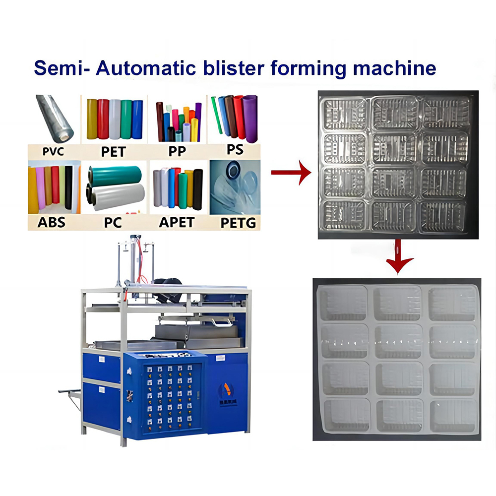 Small Thermoforming Machine Plastic Food Box Vacuum Forming Machine