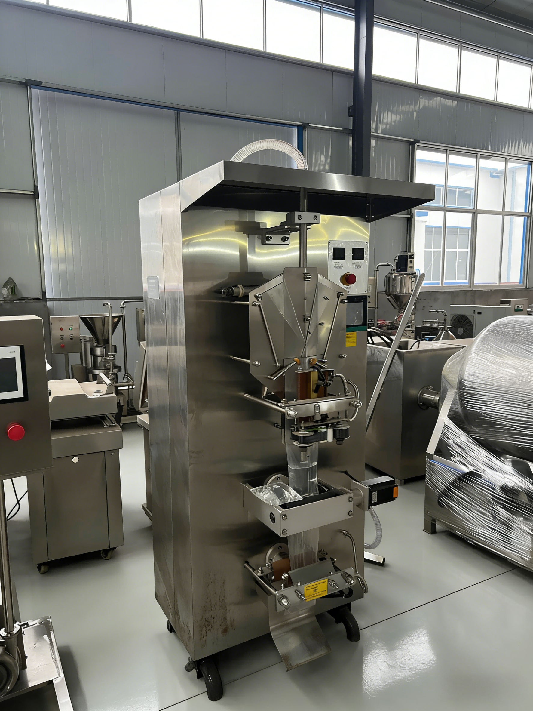 Automatic Bag Filling Machine Food Grade Powder Granule Liquid Pouch Packing Sealing Equipment Vertical Form Fill Seal Machine