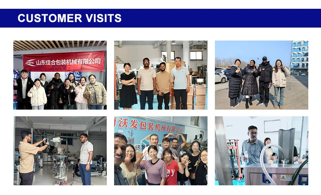 Customers visiting the factory floor
