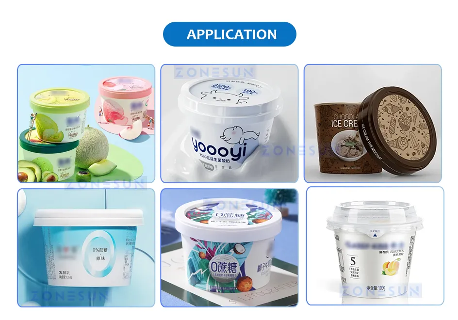 Rotary Paste Liquid Plastic Cup Filling Sealing Machine details