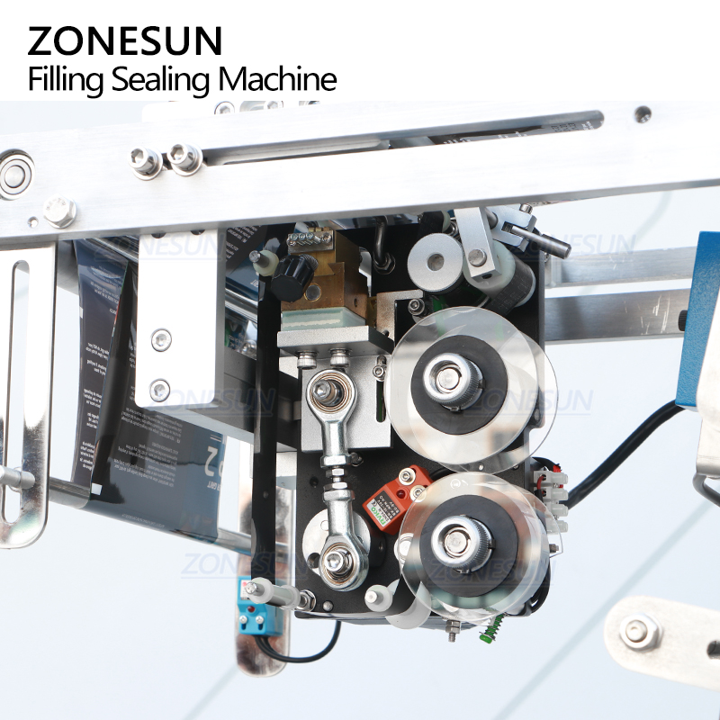 ZONESUN ZS-FS250KQ Automatic Vertical Form Granule Powder Sachets Measuring Cup Grain Filling Sealing Packaging Machine