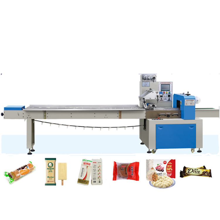 High Speed Automatic Small Mini Automatic Flow Pack Horizontal Rotary Food Pillow Packing Machine