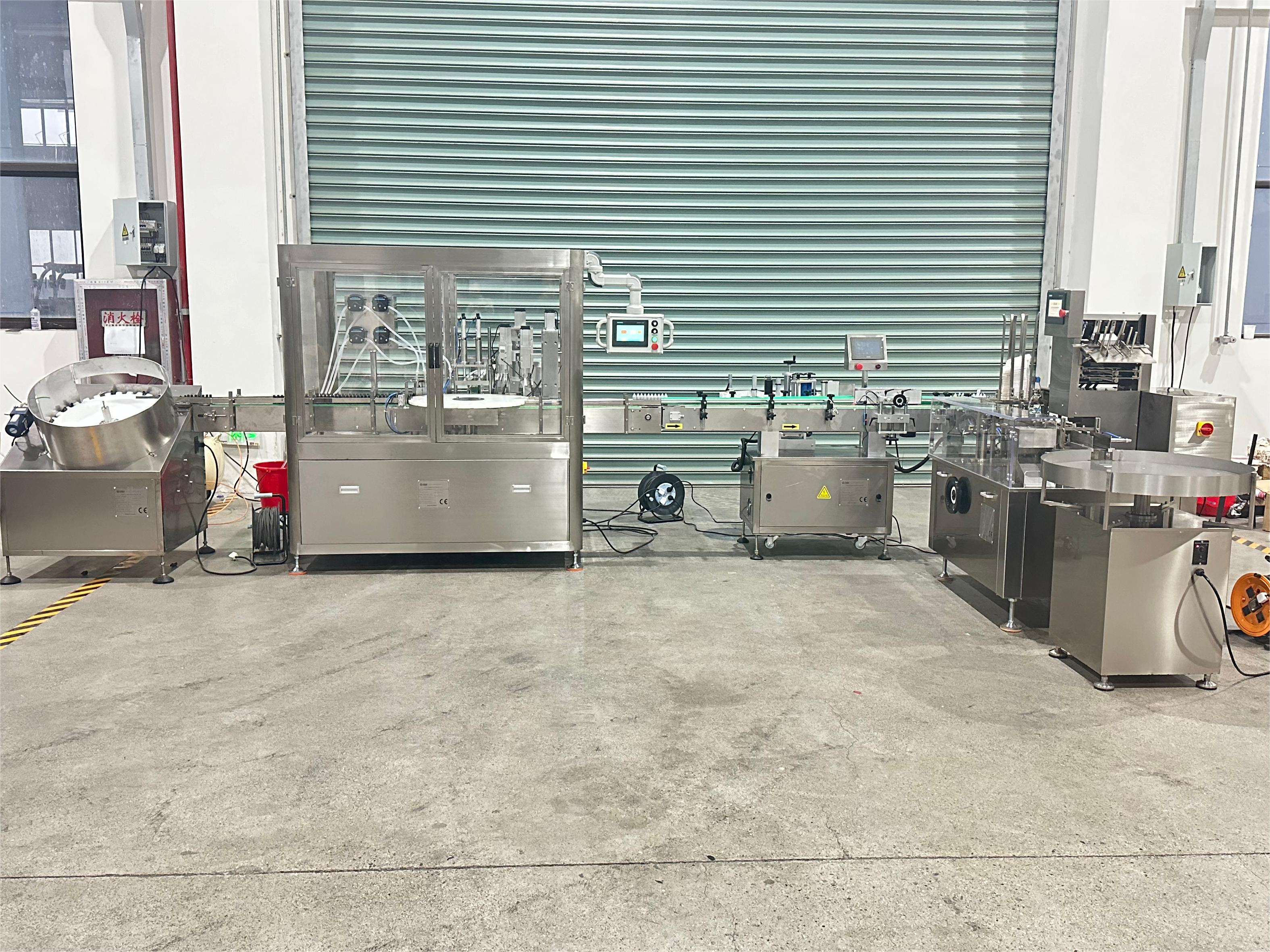 Complete automatic packaging line