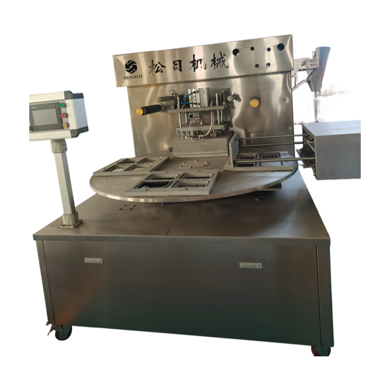 Rotary Tray Electric Food Vacuum Sealer / High Efficiency / for Beef Seafood Ham &amp; Commodity Products
