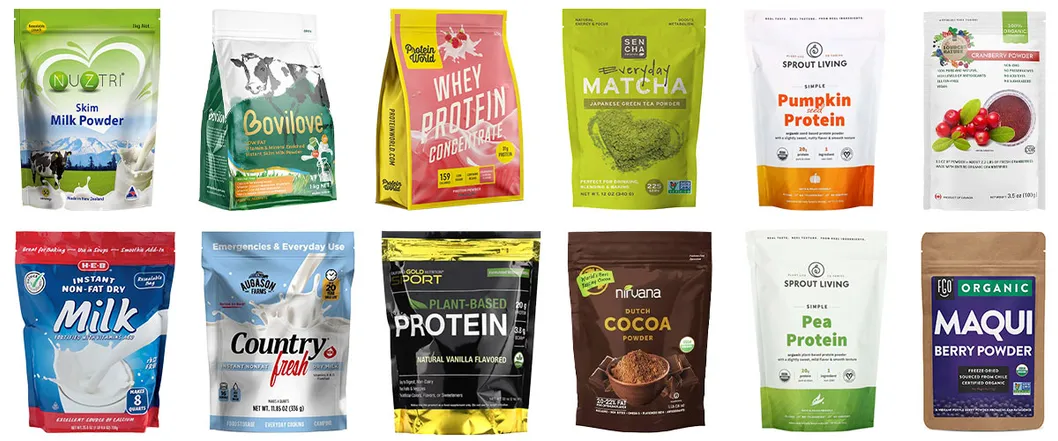 Automatic Detergent Powder Flour Horizontal Premade Pouch Doypack Powder Packing Packaging Machine
