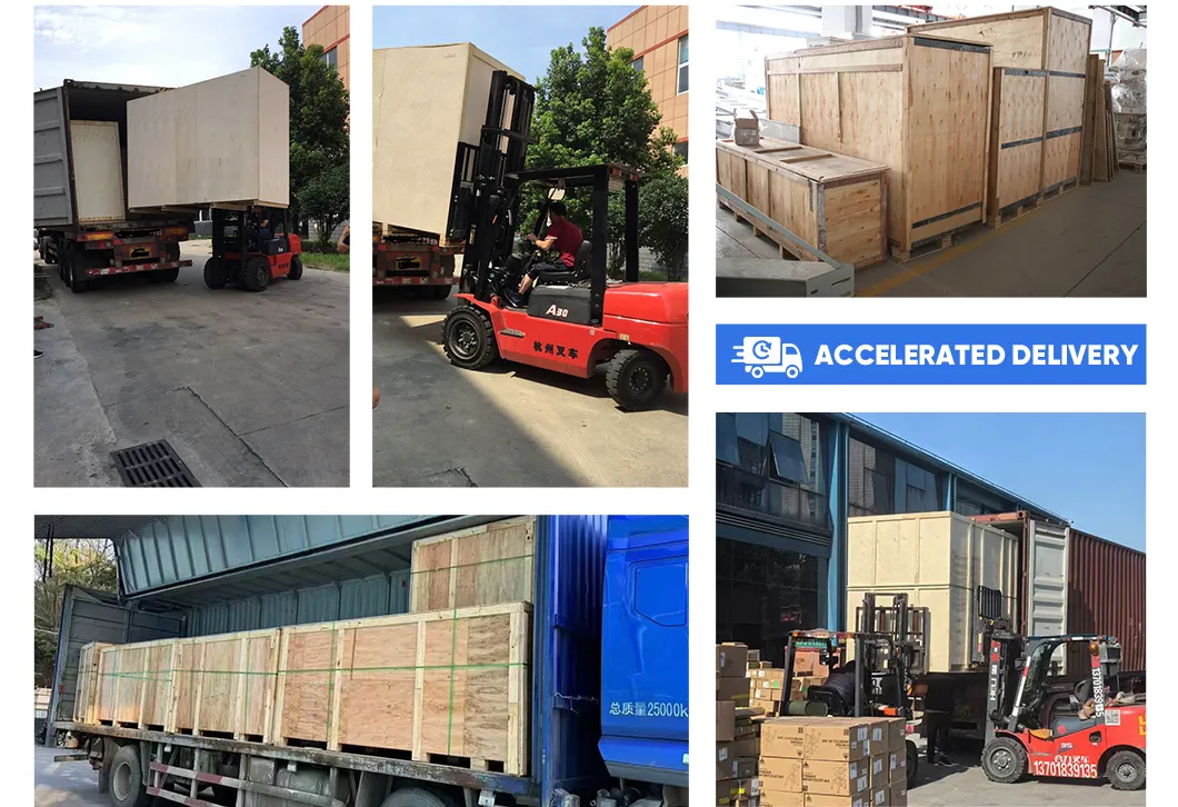 Packaging Process and Wooden Case Delivery preparation