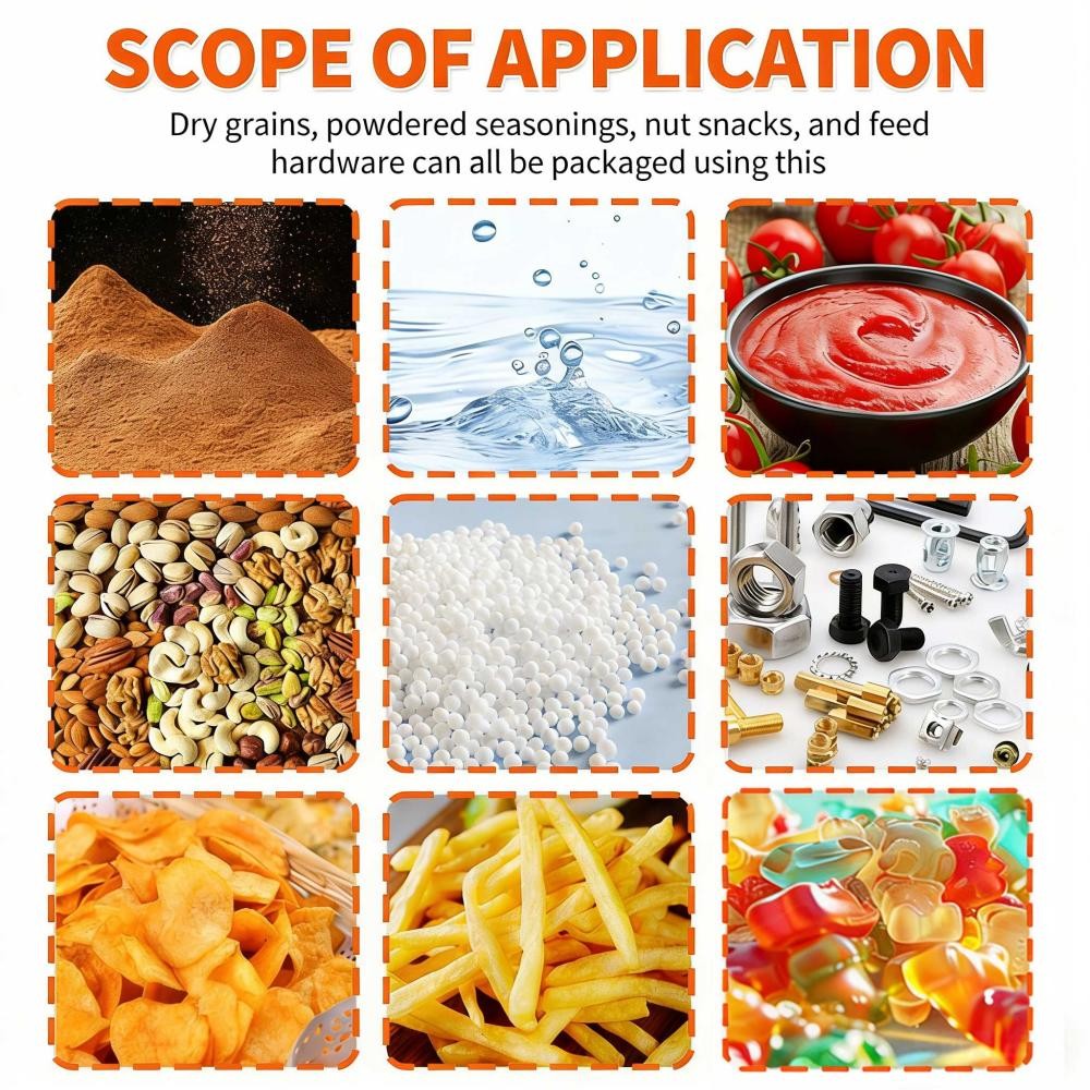 Economy Automatic Vertical Weighing Seeds Coffee Beans Rice Legumes Pellet Forming Filling Sealing Packaging Packing Machine