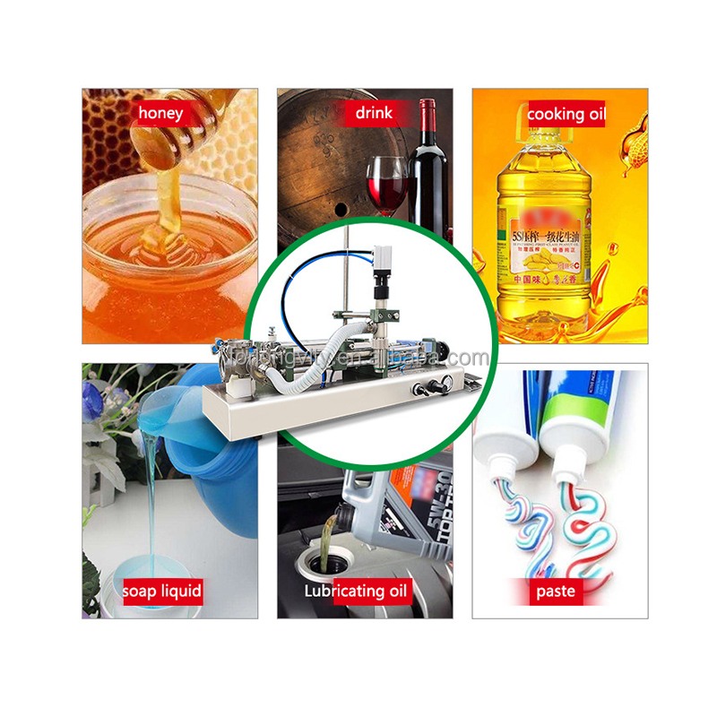 Electrically Driven Semi-Automatic Tube Filling Machine for Honey Paste Shampoo Cream Liquid Bottle Washing Specialized