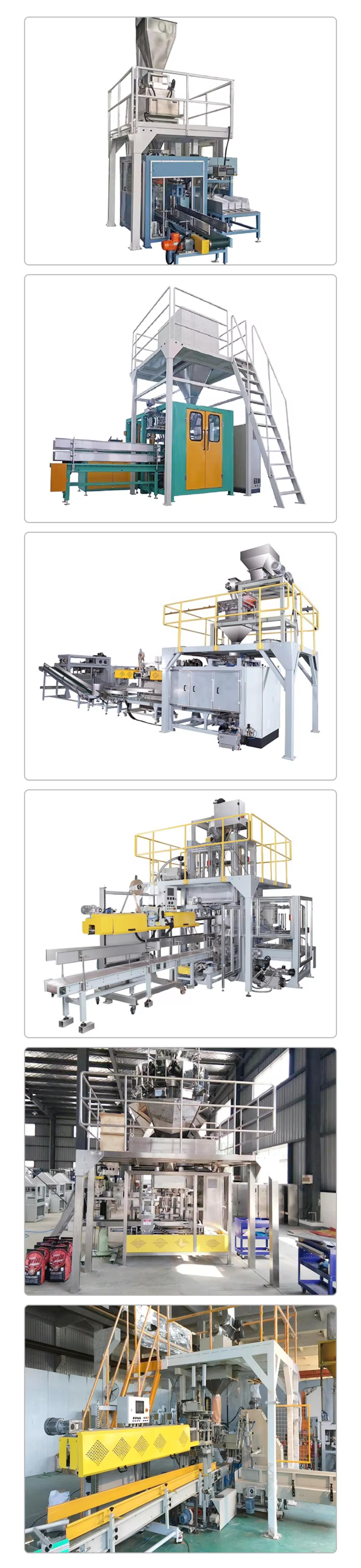 Smart Small Size 10-50KG Auto PLC Controlled Bag Packaging Machine for Food Granule Powder with High Accuracy Weighing Filling
