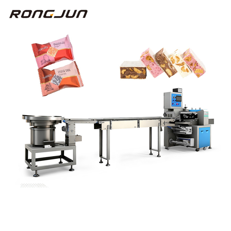 High Speed Horizontal Flow Wrapping Machine Automatic Pillow Packing Machine for Medical Food Applications Film Bags Labeling