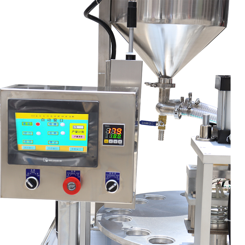 High Speed Nespresso K-Cup Coffee Capsule Powder Liquid Filling Sealing Packing Machine