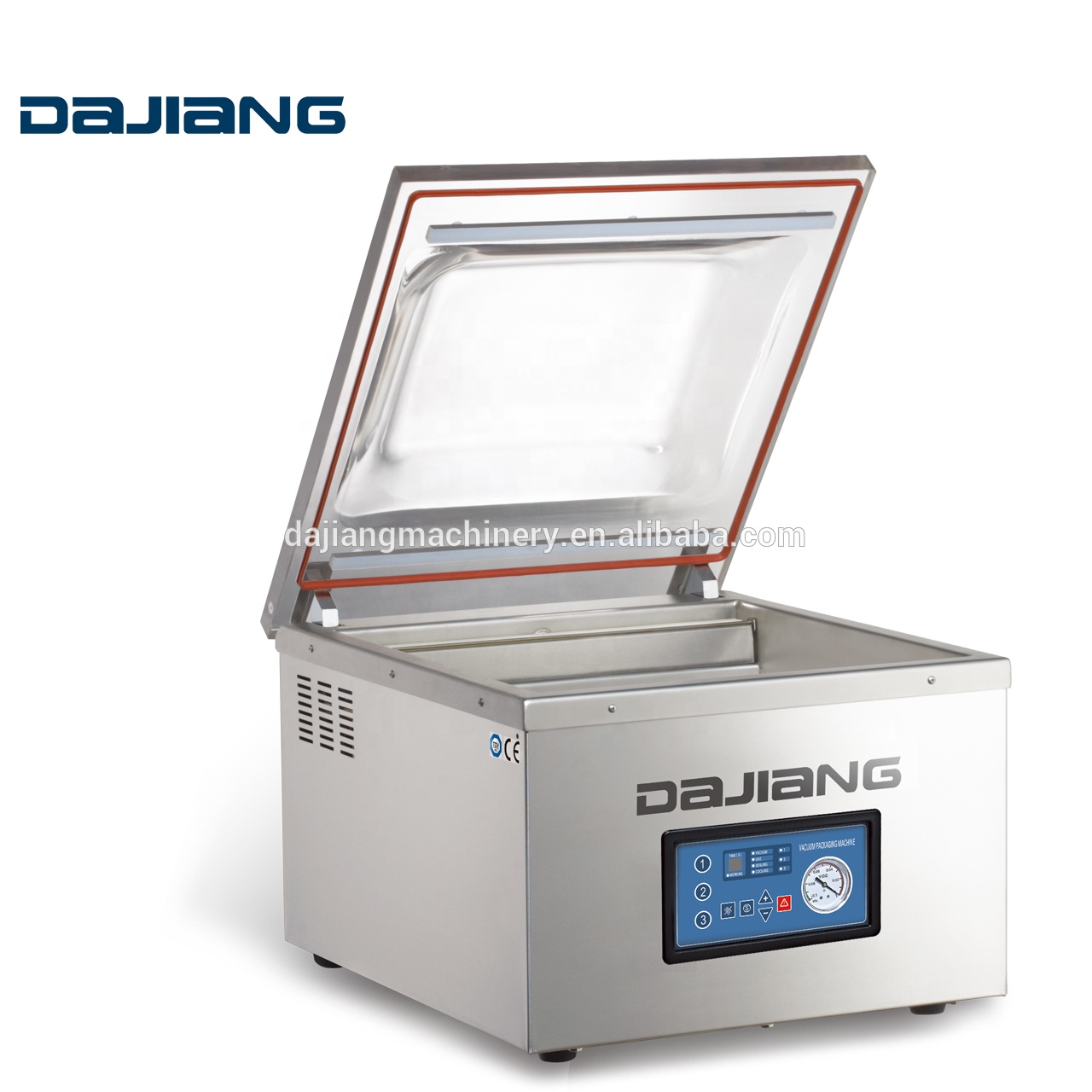 DZ-500T Electric Table Top Vacuum Packaging Machine Plastic Sealing Chamber Hand Sealer for Grocery Snack Packing