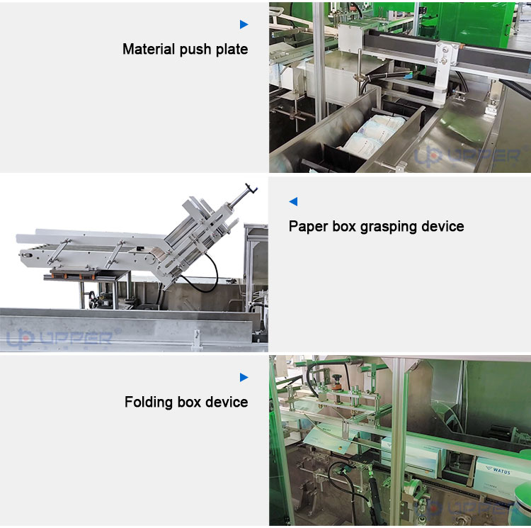 Water Fitter Cartooning Machine for 6 Pcs Collection Into One Paper Box , Boxing Machine