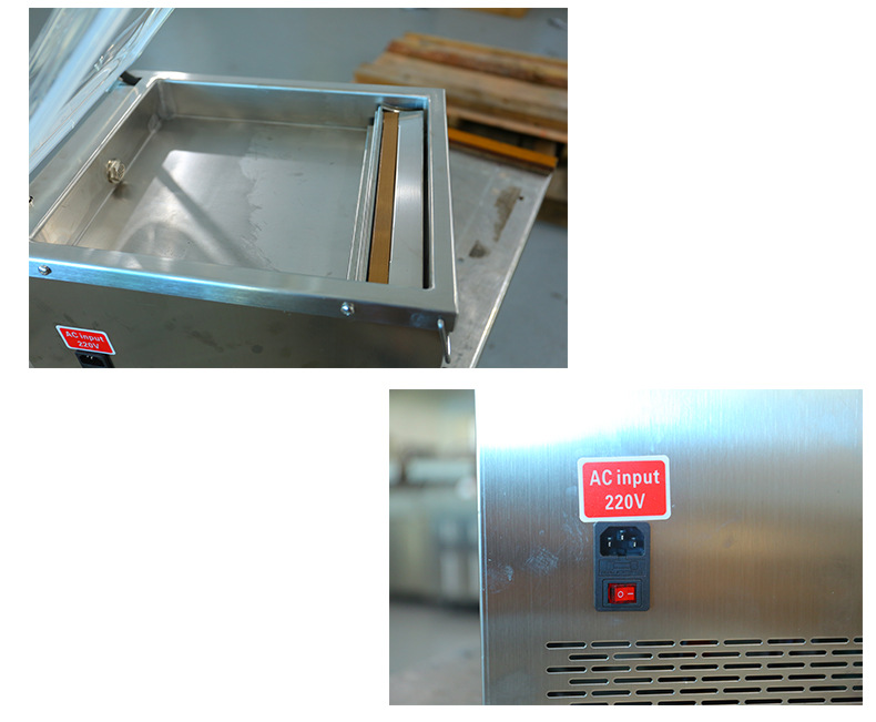 Vacuum Packaging Machine Dimension Details