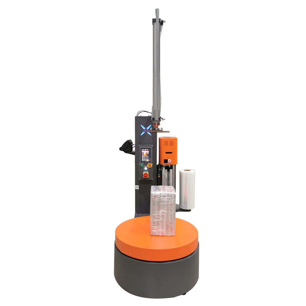 SMART WASP Portable Automatic Electric Carton Film Wrapping Machine For Textiles Beverage Food Commodity Case Packaging