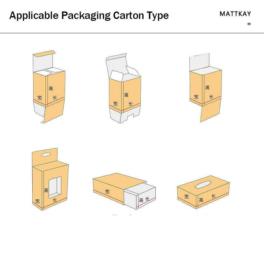 Multi-functional Cartooning Machine Box Folding Machine with PLC Control Automated Packaging Equipment