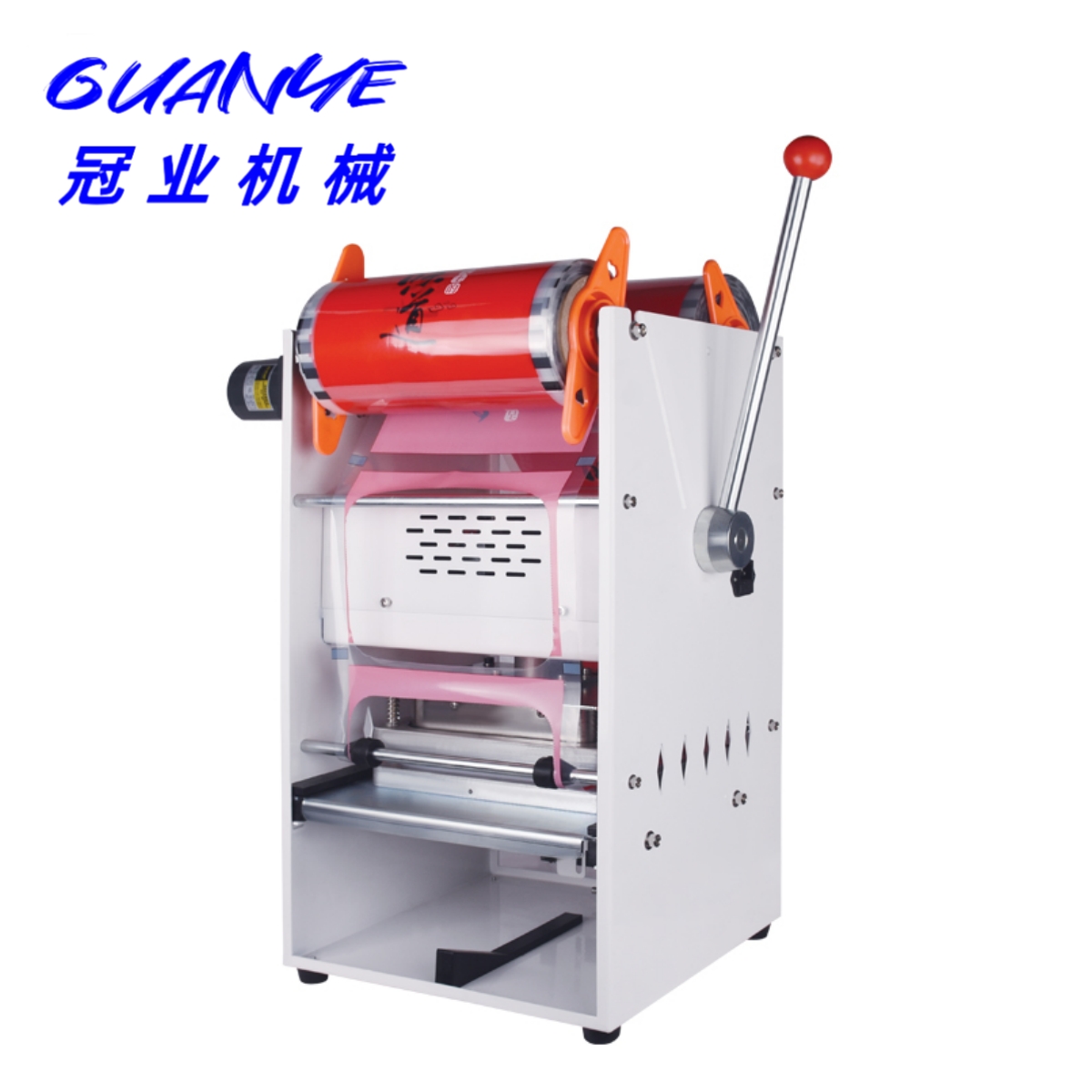 CE Certified Electric Manual Drink Water Cup Sealer Machine Tray Heat Sealing Machine for Beverage and Food Packaging