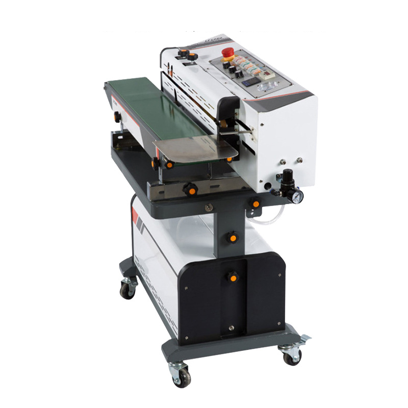 LF1080B Continuous Vacuum Inflatable Packaging Machine Plastic Bag Vacuum Sealing Packer