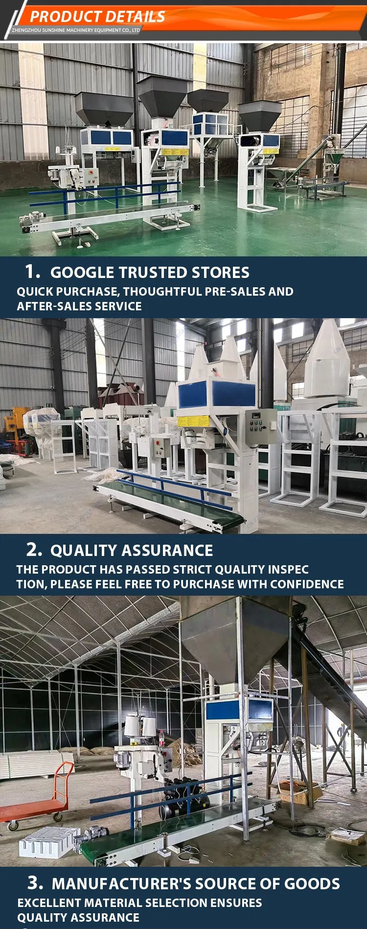 China Supplier Belt Type Sand Bagging Package Machine/Competitive Price Feed Granule Powders Filling Packer