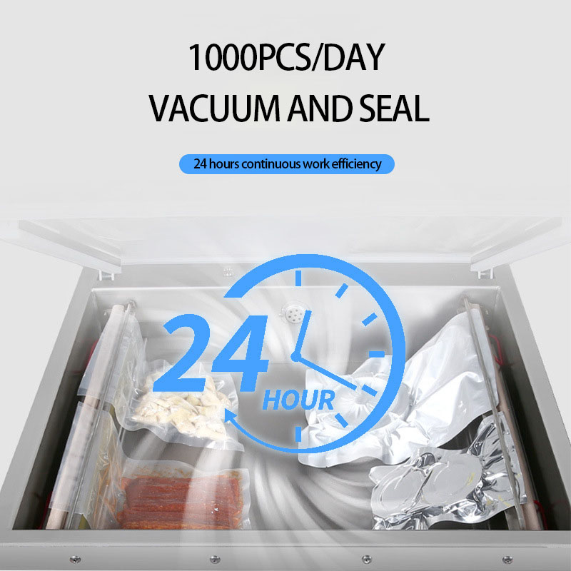 DZ-260B Wholesale Commercial Desktop Sealer Vacuum Packaging Machine For Food Rice Meat Fish Vacuum Seal