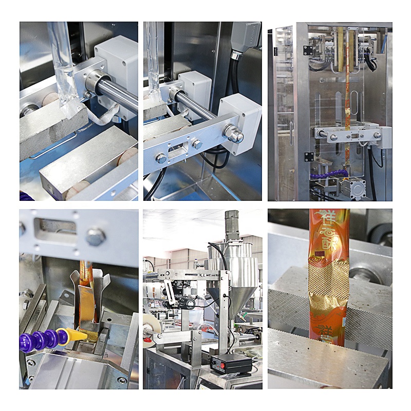 Automatic White Sugar Stick Bag Reciprocating Envasadora Vertical Filling Sealing Coffee Powder Strip Sachet Packaging Machine