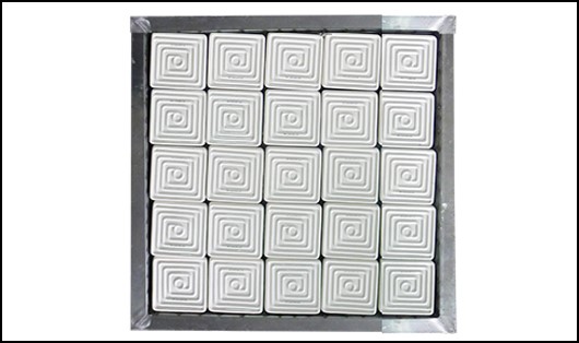 Ceramic heating oven assembly