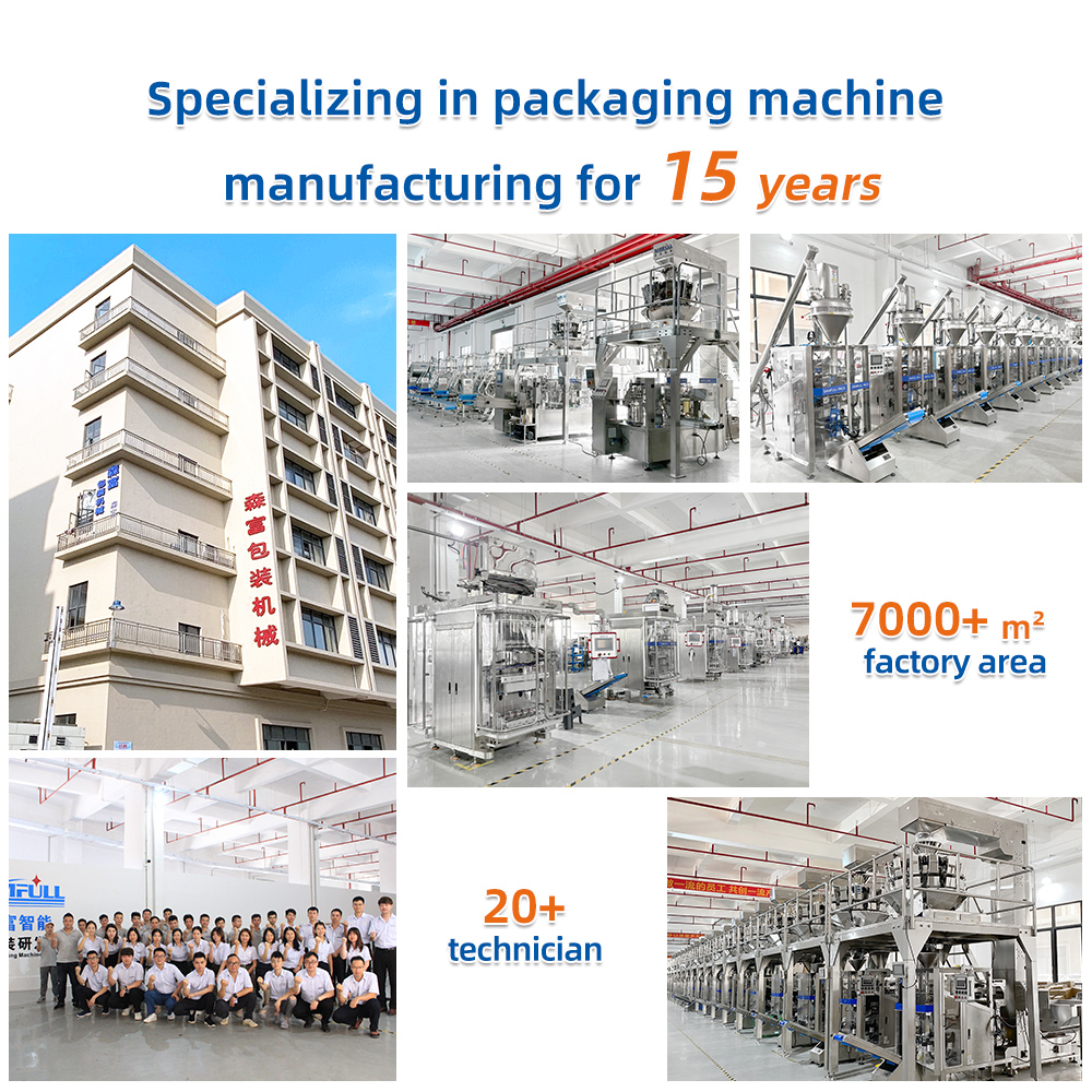 Automatic Vertical Form Fill Seal Rice Grain Granule Packing Machine Volumetric Cup Weighting Sugar Salt Legume Packing Machine