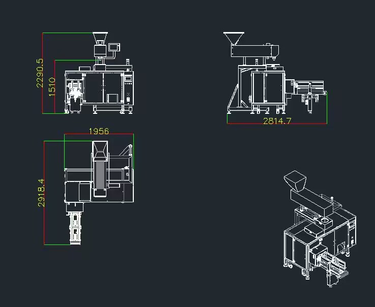 Packing Machine Side View
