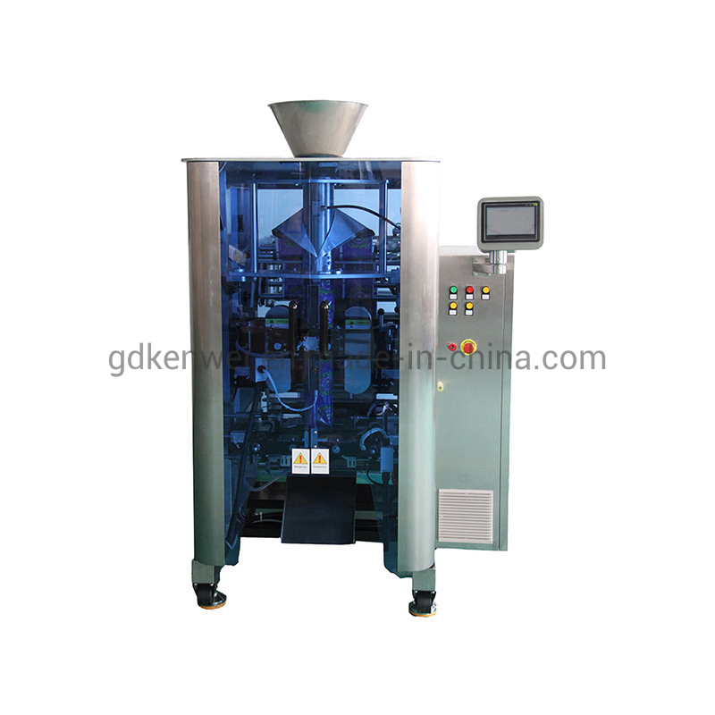 Sealing Pouch Full Automatic Vertical Packing Machine with 10 Heads Multihead Weigher Packaging Machinery for Wrighing and Packaging Granule Powder Materials