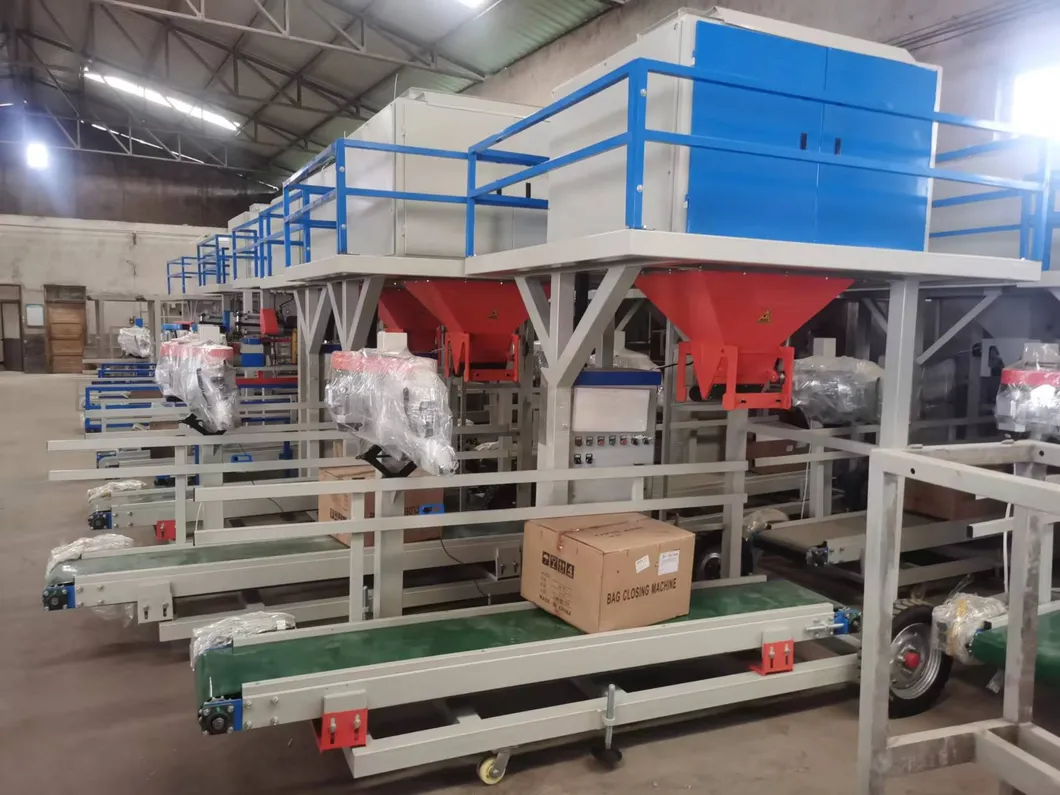 High Precision Automatic Industrial Salt Paddy Peanuts Bagging Machine 25kg 40kg 50kg Open Mouth Bag