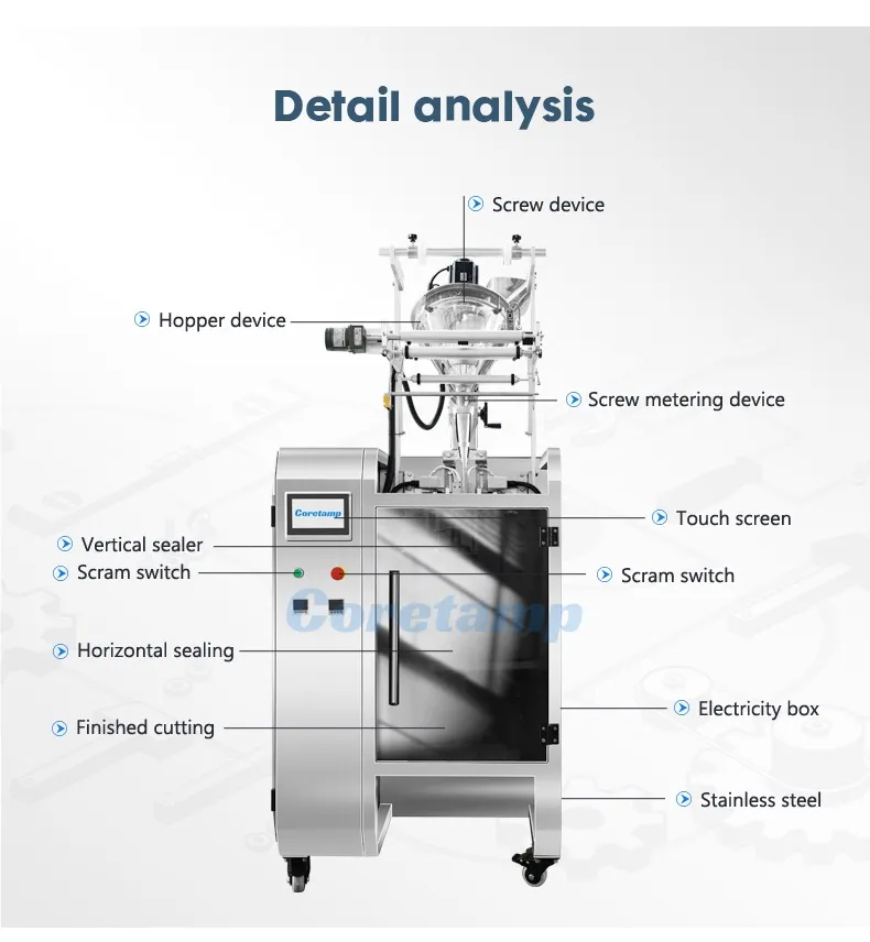 Automatic Spice Powder Sachet Packaging Machine