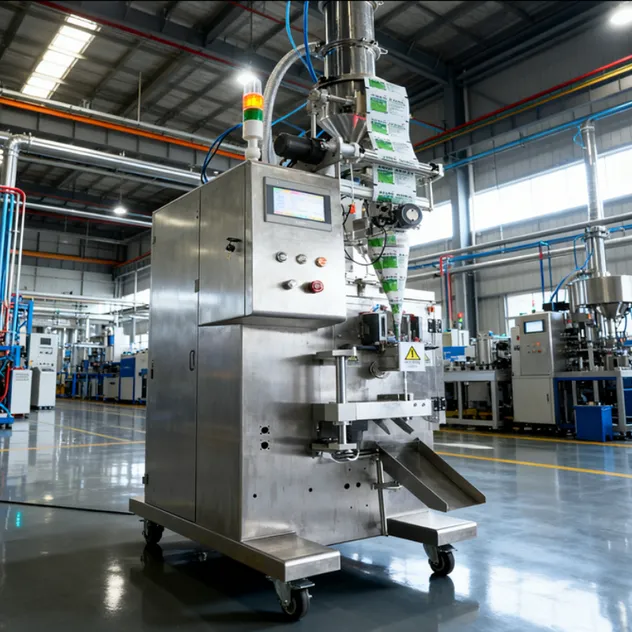 Intelligent Food Coffee Salt Sugar Spice Milk Detergent Powder Pouch Bag Pack Filling Sealing Packaging Bagging Machine