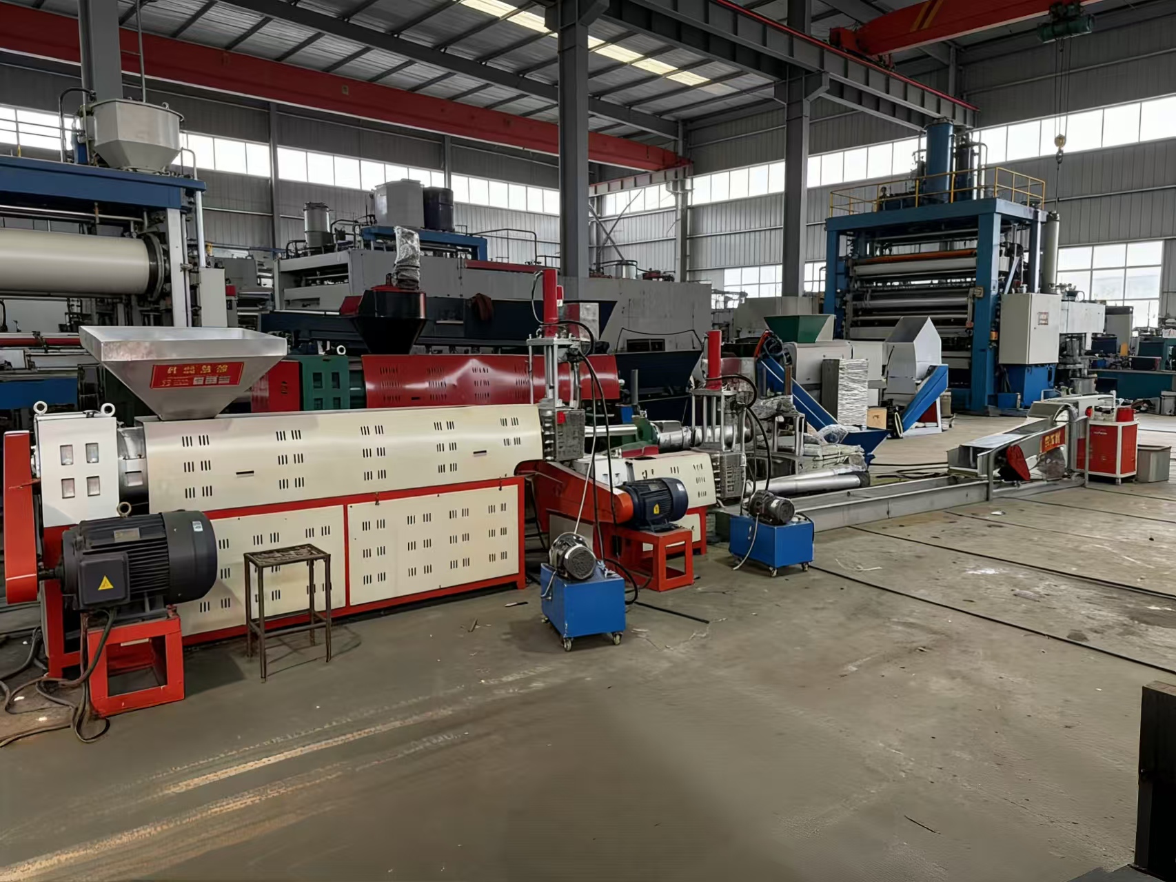 Waste Film Greenhouse Film Woven Bag Granulator Recycled Plastic Granule Production Line Granulator