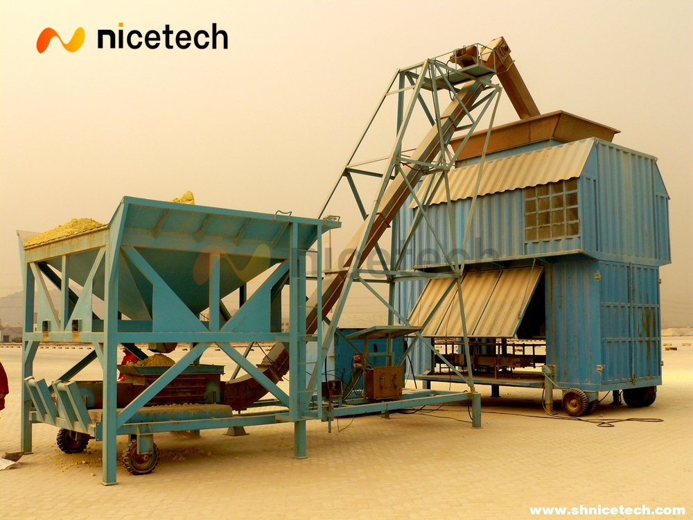 Port Use Weighing and Bagging Machine in The Mobile Container