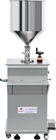 Manual Pneumatic Filling Machine for Liquid Cream