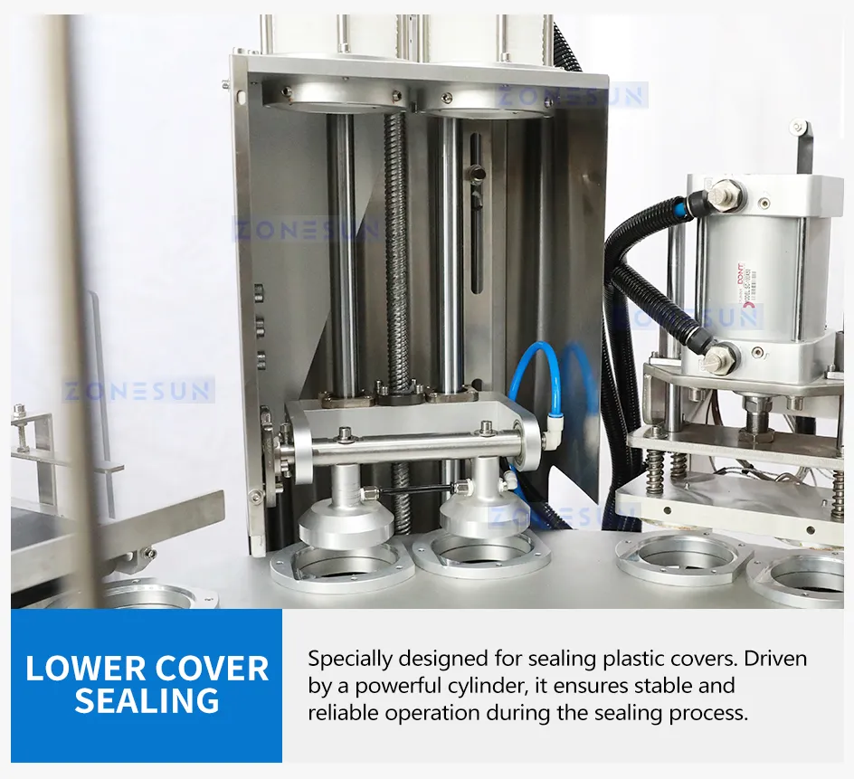Rotary Paste Liquid Plastic Cup Sealing features