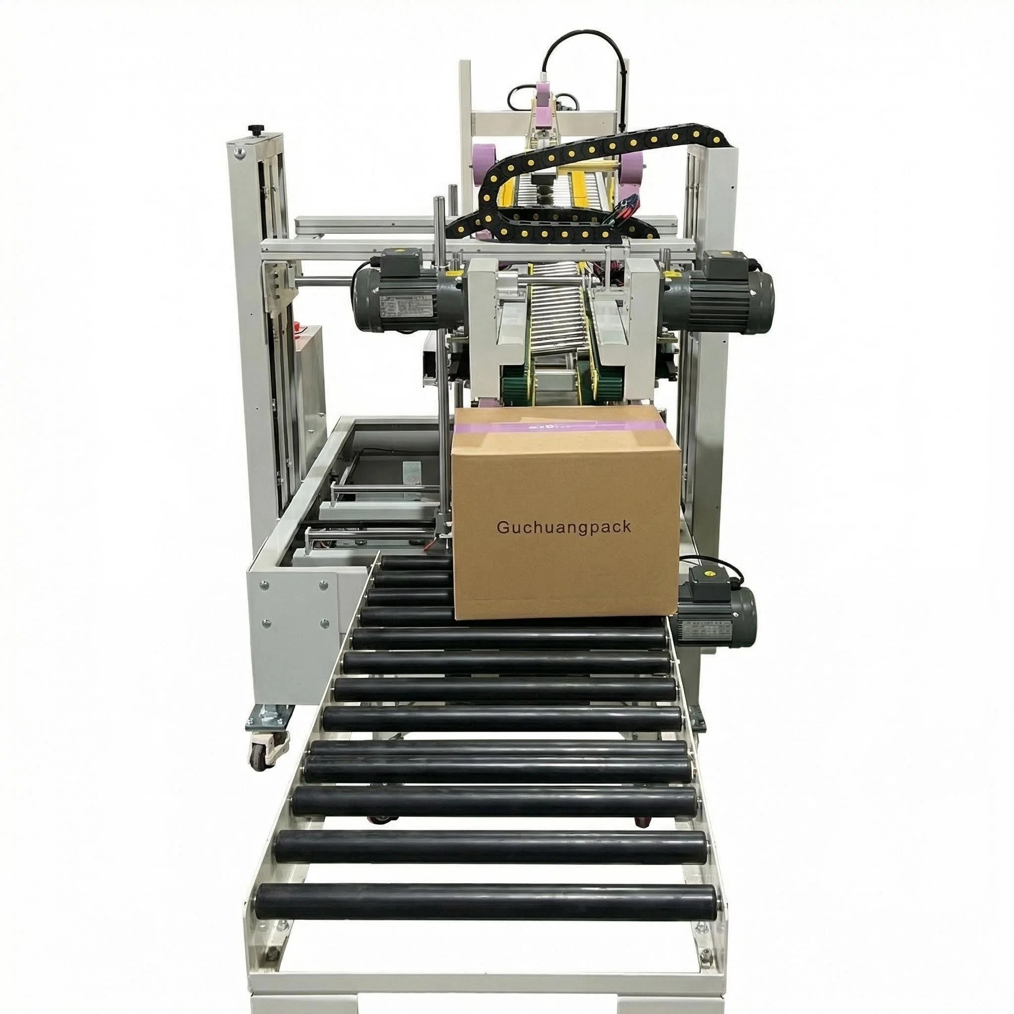 Fully Automatic Carton Packaging Line with Opener and Sealer, High-Speed Packing System for Manufacturing