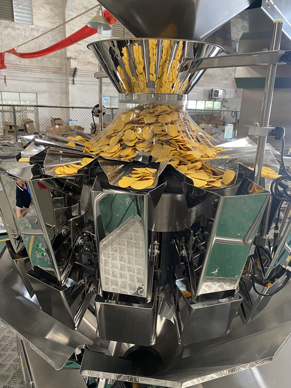 JT-520W Automatic Grain Snacks Candy Bean Packaging Vffs Multihead Weigher Packing Machine