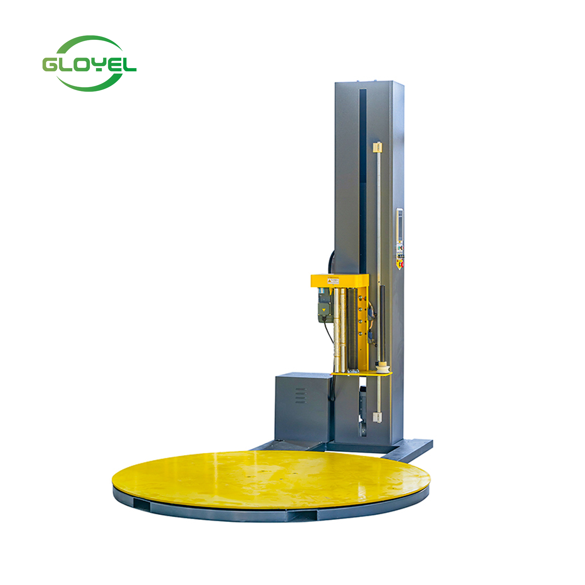 Electric Automatic PLC-controlled Motor-driven High Productivity Film Feeding Shrink Wrapping Machine For Pallet Food Beverage