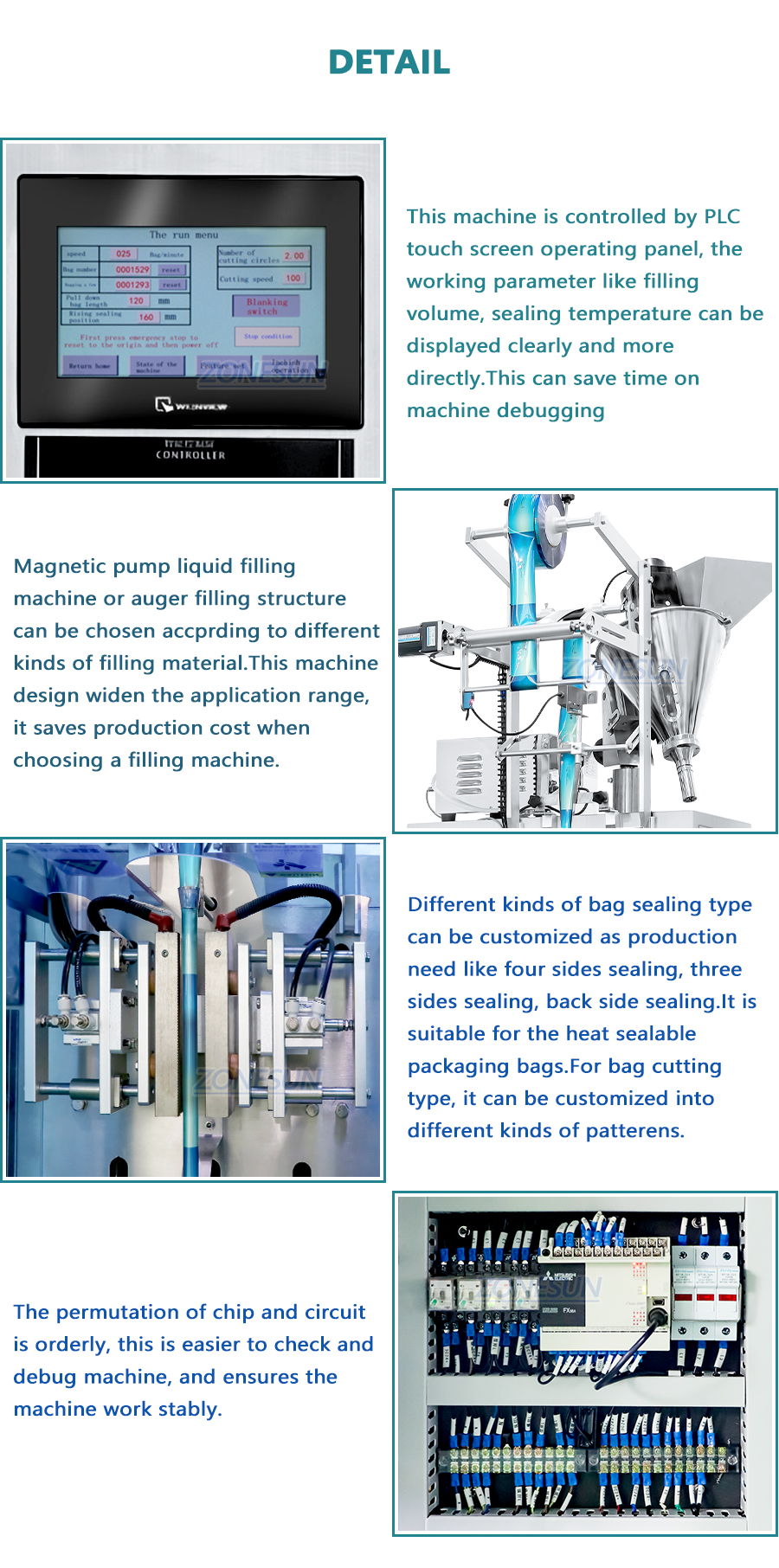 VFFS Machine Detail Overview