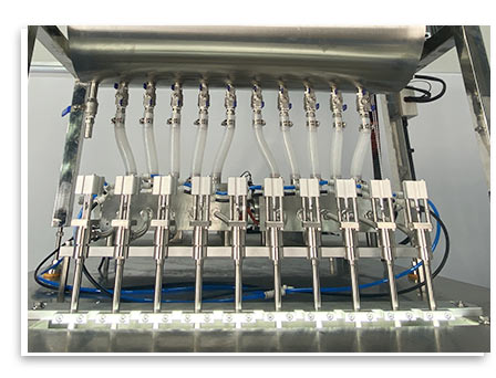 Multilane liquid filling tubes