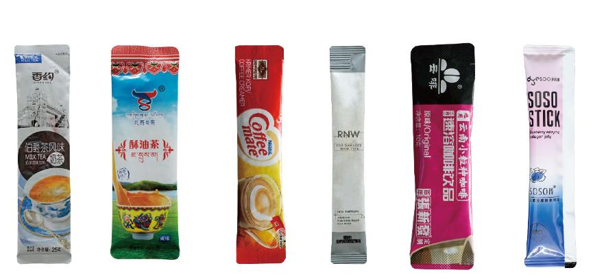 Automatic Back Seal Round Corner Milk Tea /Coffee/Cereal Probiotic Powder Powder Packaging Machine
