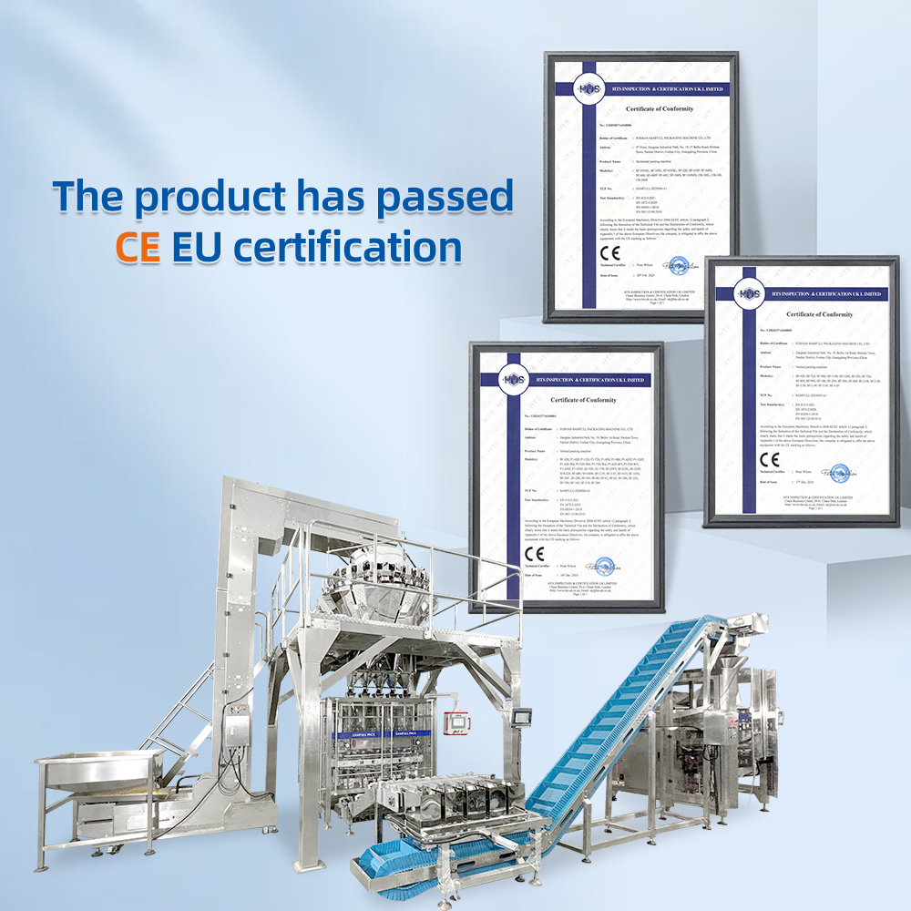 Automatic Vertical Form Fill Seal Rice Grain Granule Packing Machine Volumetric Cup Weighting Sugar Salt Legume Packing Machine