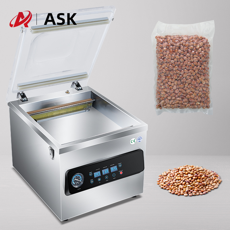 Automatic Vacuum Packing Machine for Durian Fruit, Commercial Chamber Sealer for Food Preservation with CE