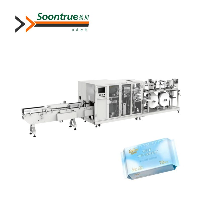 Automatic Soft Cotton Tissue Towel Bagging Packaging Machine Sanitary Napkins/Pads Packing Machine with High Resolution Servo